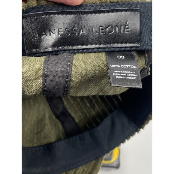 Janessa Leone Caton Corduroy
Cap in Khaki Moss Green Baseball Hat Size OS - Picture 12 of 16